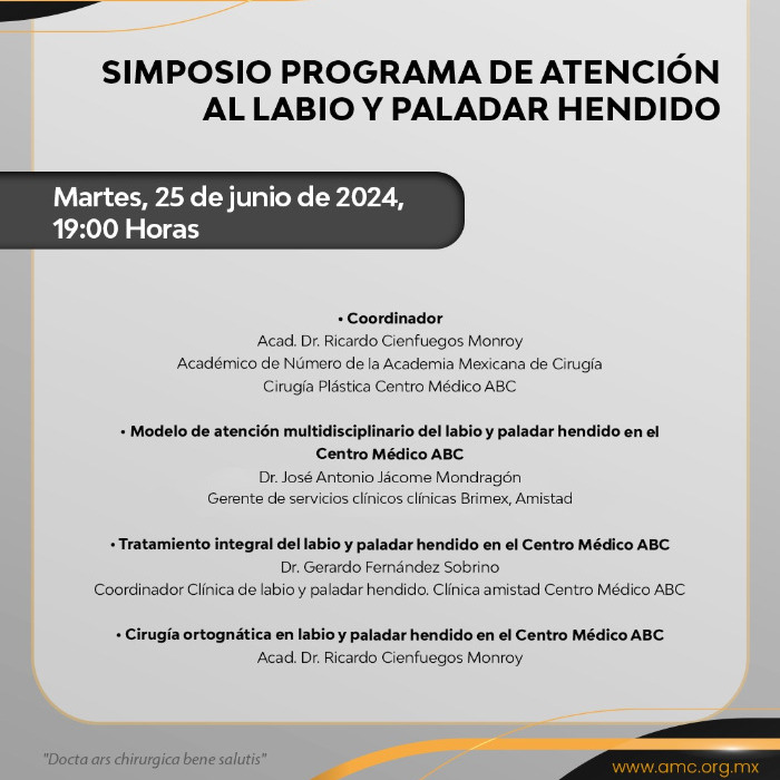 Simposio Programa de Atención al Labio y Paladar Hendido