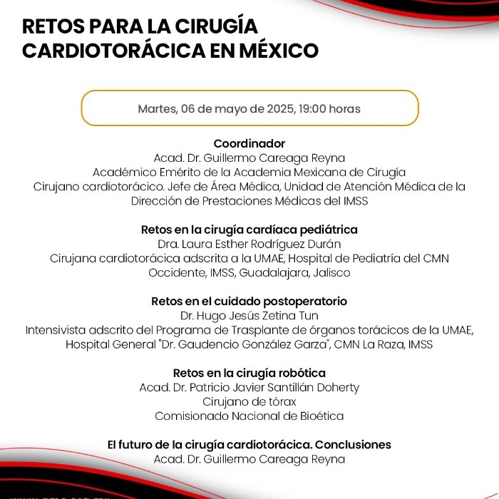 Retos para la Cirugía Cardiotorácica en México