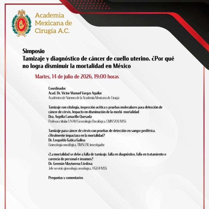 Simposio: Tamizaje y diagnóstico de cáncer de cuello uterino